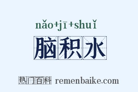 脑积水是什么意思的图片